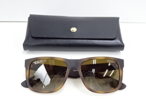 4M444NZ◎Ray-Ban レイバン RB4165 JUSTIN POLARIZED サングラス◎中古