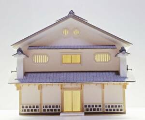 蔵ふう ミニチュア コレクション 住宅 建築模型 NO.17 縮尺 1/100 サイズ 105×105× H 115ミリ 手作り 完成品 バルサ材 スチレン材 開運