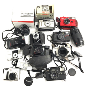 Canon EOS IX50 Konica EFJ AUTO DATE レッド 含む フィルムカメラ レンズ まとめセット