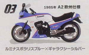 F-toys/エフトイズ（プラッツ）FT60724 #3 1/24 KAWASAKI GPZ 900R　1985年 A2 豪州仕様 [1/24 ヴィンテージバイクキット9]