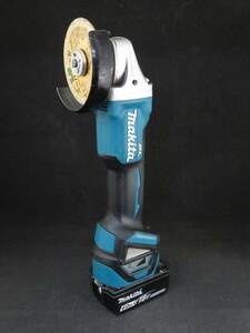 1円～　makita マキタ 18V 100mm 充電式ディスクグラインダ GA412D 　23年製　バッテリ1個　BL1860B　動作品