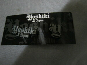 X JAPAN エックス YOSHIKI / Y 金属製ロゴ缶バッチ2枚セット 未使用 TOSHI HIDE TAIJI PATA SUGIZO HEATH