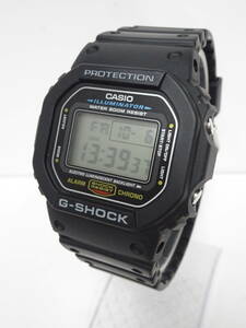 (つ-U-500)G-SHOCK ジーショック 腕時計 DW-5600E デジタル ブラック CASIO カシオ 動作品 中古