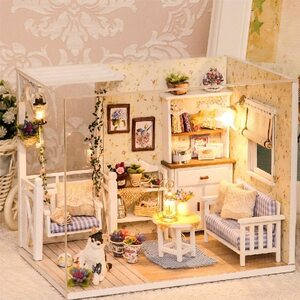 ドールハウス 和風 和室 畳の居間 日本 家具 ミニチュア DIY 手作りキット 人形 おもちゃ