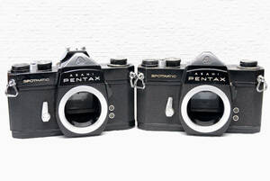 PENTAX ペンタックス M42マウント専用 昔の高級一眼レフカメラ（SP黒ボディ + SP黒ボディ）2台まとめて 希少品　