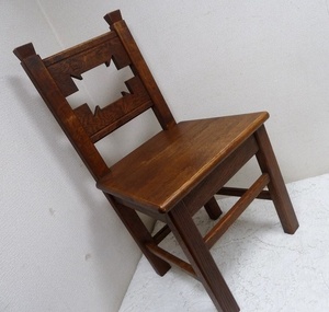 (☆BM)木製 チェア 椅子 アンティーク調 カントリーレトロ 家具 デスクチェア ダイニング 