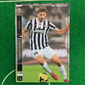 112)Panini Football League Juventus FC 14 Fernando Llorente フェルナンド ジョレンテ ユベントス セリエA パニーニ フットボール