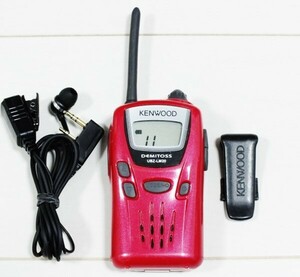 KENWOOD　特定小電力トランシーバー　UBZ-LM20　レッド