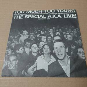 The Specials & Rico Rodriguez - Too Much Too Young / Guns Of Navarone // Two-Tone Records 7inch / Ska / AA0491