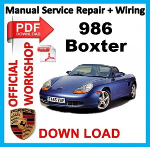 Porsche 986 Boxter ボクスター ワークショップマニュアル サービスリペアマニュアル 配線図 整備書　ポルシェ