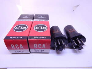 真空管 6SH7 RCA 2本セット 箱入り 3ヶ月保証 #015-006