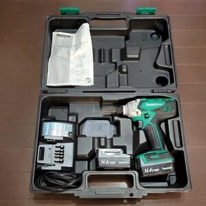 MAKITA マキタ インパクトドライバー M695DWX 14.4V 中古 1円スタート　バッテリー2個　充電器