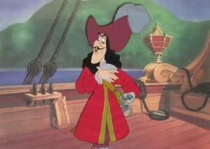 ディズニー ピーターパン フック船長 セル画 限定 レア Disney