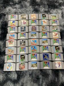 ニンテンドー Nintendo 64 N64 カセット ソフト まとめ 計40枚