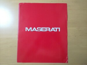 1923/カタログ　マセラティ　ビトルボ2.5/クワトロポルテ5.0　全4P　MASERATI