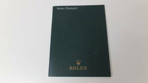 ◆純正　ROLEX Datejust　ロレックス デイトジャスト　冊子　2000年　カタログ　小冊子　英語