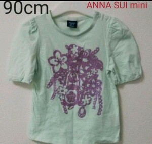 ANNA SUI mini アナスイミニ 半袖トップス 90cm Tシャツ 女の子 半袖Tシャツ