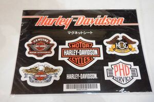 OHIS36w06★Harley-Davidson★ハーレーダビッドソン★★マグネットシート★★ロゴ★エンブレム★未使用新品★迅速発送★送料安い★