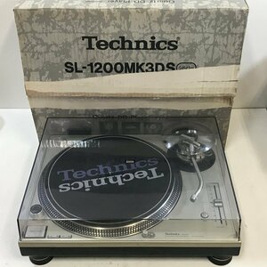 Technics SL-1200MK3DS 《箱付き・動作確認済》 テクニクス レコードプレーヤー ターンテーブル シルバー MADE IN JAPAN ※引取り可 ◆