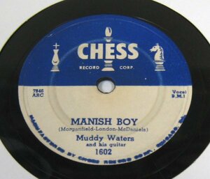 ** BLUES 78rpm ** Muddy Waters And His Guitar Manish Boy / Young Fashion Ways [ US 