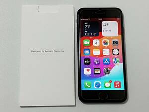 SIMフリー iPhoneSE2 128GB Black シムフリー アイフォンSE 2 第二世代 第2世代 ブラック 黒 docomo au softbank SIMロックなし A2296 80%