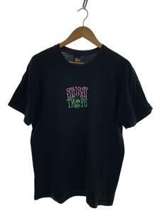 STUSSY◆Tシャツ/M/コットン/BLK