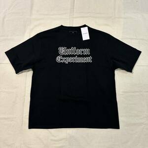 23AW 新品 uniform experiment ユニフォームエクスペリメント GOTHIC LOGO BAGGY TEE Tシャツ fragment 藤原ヒロシ