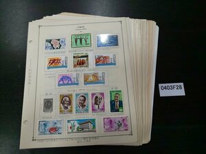 0403F28 外国切手　コンゴ　1960～　チャド　オリンピック　動物など　使用済みまとめ　台紙に貼りつき有＊詳細は写真でご確認ください