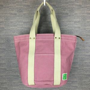 Hammps & Company/ハンプス＆カンパニー　完全ハンドメイド　帆布　トートバッグ　ピンク　管NO.B19-10