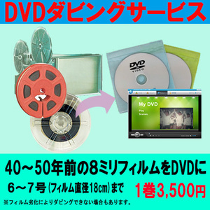 8ミリフィルム （6~7号）で撮影した動画を DVD へ ダビング 