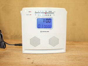 CDラジオ　コイズミSAD-4958 　CD/ラジオ ホワイト SOUNDLOOK CDプレーヤー　　通電/作動確認　中古動品　送料1040円
