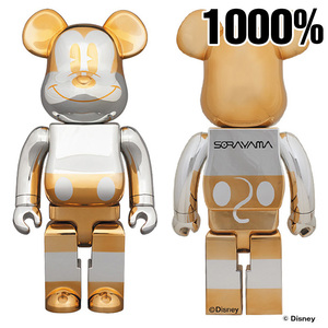 未開封 BE@RBRICK FUTURE MICKEY 1000% フィギュア MEDICOM TOY MICKEY MOUSE SORAYAMA HAJIME ベアブリック メディコム・トイ ミッキー