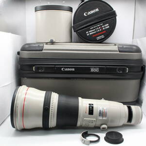 ★極上品★Canon EF 800ｍｍ F5.6 L IS USM 純正ケース付き 超望遠 単焦点レンズ★4453