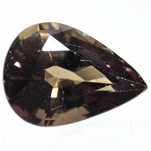 ☆天然サファイア0.848ct☆A 約6.8×5.0mm ルース 裸石 宝石 コランダム ピンクブラウンsapphire corundum pink brown jewelry 