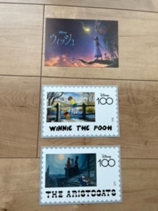 Disney　100周年記念　ポストカード　非売品　新品　未使用　ウィッシュ　プーさん　記念　ディズニー