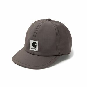 24SS sacai × Carhartt WIP Suiting Bonding Cap TAUPE サカイ ×カーハート スーツボンディング キャップ コラボ ユニセックス 帽子 新品