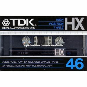 【ゆうパケット対応】TDK カセットテープ ハイポジ HX46 46分 [管理:1100003537]
