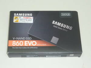 新品 SAMSUNG 860　EVO SATA 6Gb/s　SSD　サムスン 500GB