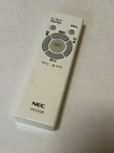 NEC　照明器具用リモコン　RE0206