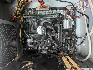 ASUS H410M-A 10世代＋G5905＋メモリ12GB＋FAN