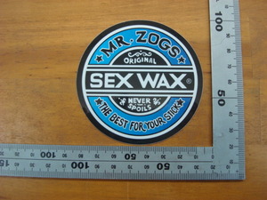 新品 SEX WAX CIRCLE STICKERS（セックスワックスサークルステッカー） 7.5cm ブルー⑤・・１８