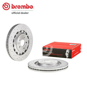 brembo ブレンボ ブレーキローター フロント用 アウディ TT RS FVDAZF H29.3～R4.4 ターボ クワトロ 2.5L