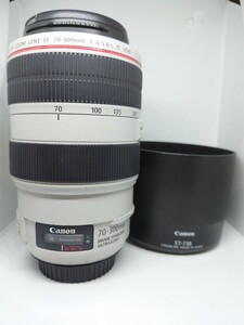 CANON ZOOM LENS EF 70-300mm 1:4-5.6 L IS USM キャノン 望遠レンズ Lレンズ 白レンズ
