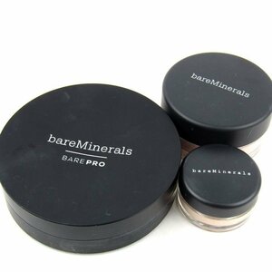 ベアミネラル ファンデーション等 アドバンスドフェイスカラー他 未使用有 3点セット まとめて レディース bareMinerals