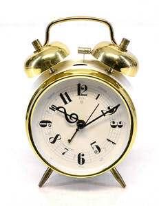 シンプルな目覚まし時計 アラーム時計 アラームクロック 中古品