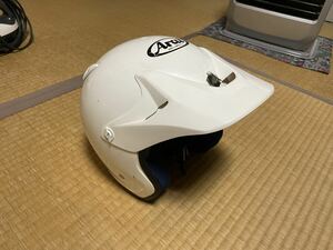 アライ Arai トライアル用 ヘルメット ハイパーT Lサイズ　59-60cm ホワイト 林道 TLR TY TLM TT 