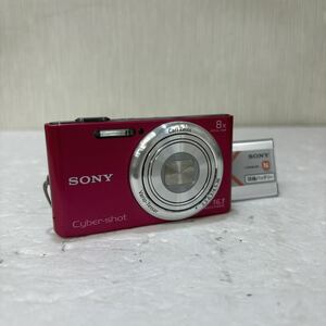 [k2935]1円スタート！SONY Cyber-shot DSC-W730 ピンク ソニー サイバーショット コンパクトデジタルカメラ バッテリー付