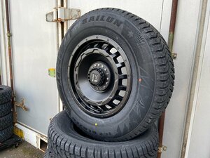 即納 スタッドレス SAILUN WSTX 225/65R17 新品 デリカD5 RAV4 CX8 CX5 17インチ タイヤホイールセット 1台分