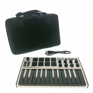 Akai Professional MPK MINI アカイプロ MIDIキーボード コントローラー ミニ 25鍵 音楽制作 USB MIDIキーボード 音響機器 中古