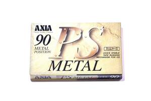 AXIA カセットテープ メタルテープ　PS METAL 90 メタルポジション　新品未開封